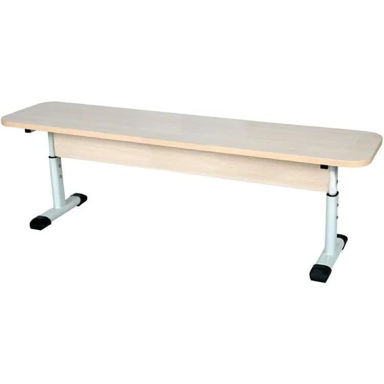 Лава без спинки 3-місна, регульована по висоті, на плоскоовальній трубі, ростові групи №4-6, фото 1