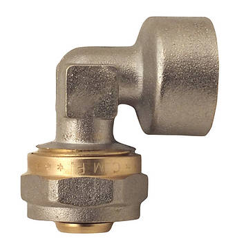 ВГОЛ З ВНУТренЕНЬ РЕЗЬБОЇ ДЛЯ МЕТАЛОПЛАСТИКОВА ТРУБИ GROSS 16x1/2F