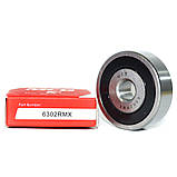 Підшипник кульковий MCB 6302 RMX (10.2x42x13), фото 3