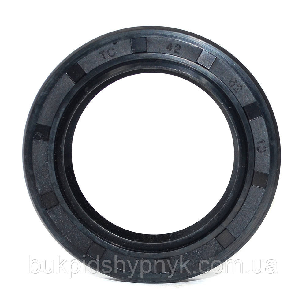 Сальник маточини заднього колеса ЗАЗ-968М (Запорожець) JIM (Манжета армована) (42x62x10), фото 1