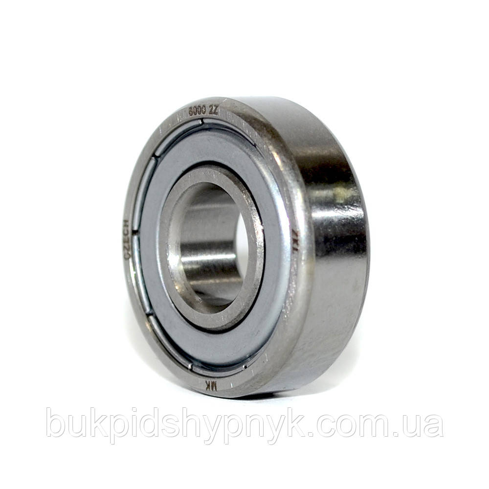 Підшипник кульковий ZKL 6000 2Z (6000 ZZ) (80100) (10x26x8)