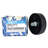 Кронштейн ролика обвідного ременя поликлинового (приводного) Hyundai/Kia Hyundai-Kia 252862 B010 (x122x50), фото 4