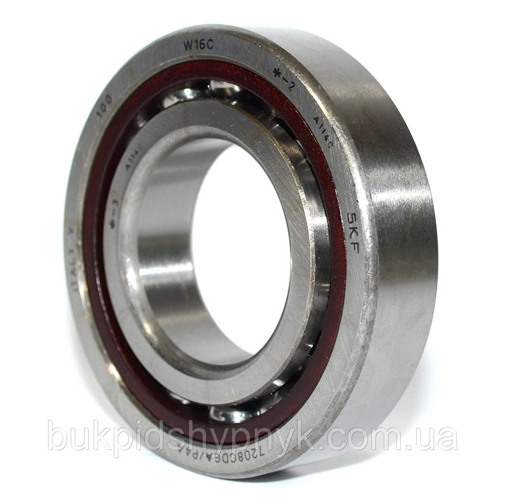 Підшипник кульковий SKF 7208 CDGA/P4A (4-46208E)(4-36208E) (40x80x18), фото 1