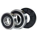 Ремонтний комплект підшипників для пральних машин LG (+ порція мастила для сальників) NT 6305 2RS і 6306 2RS, фото 2