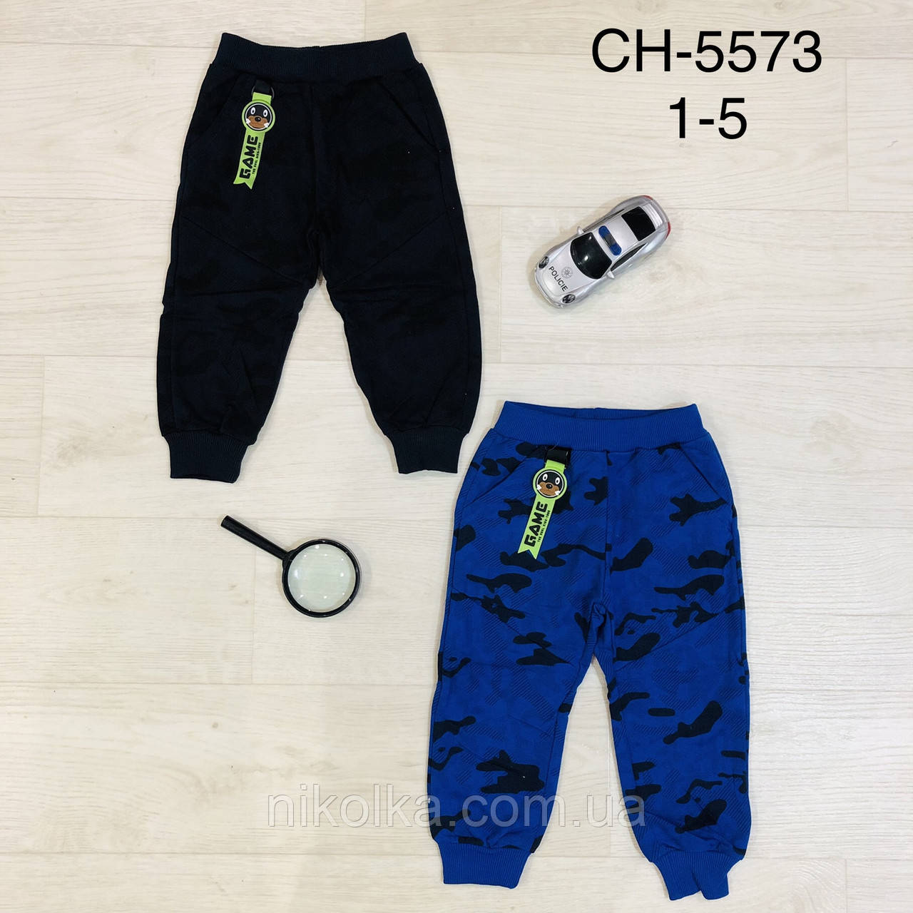 Спортивні штани для хлопчика гуртом, S&D, 1-5 років, арт. CH-5573, фото 1