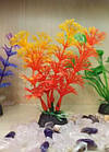 Кустик, висота 10 см, водорості для акваріума, штучна рослинність S359, фото 2