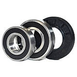 Ремонтний комплект підшипників для пральних машин Samsung (+ порція мастила для сальників) ZKL 6205 2RS і, фото 2