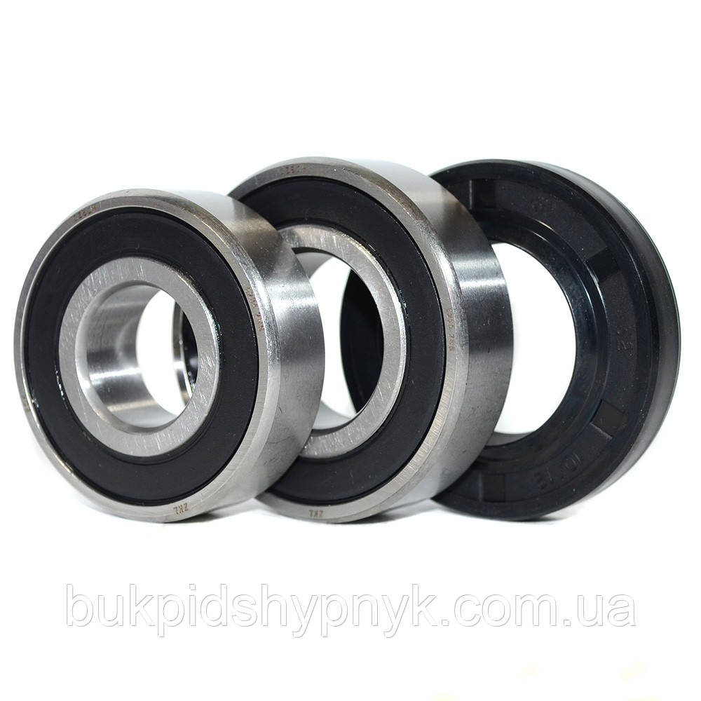 Ремонтний комплект підшипників для пральних машин Indesit; Ariston; Zanussi; Electrolux; Bosch; Siemens ZKL, фото 1