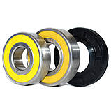 Ремонтний комплект нержавіючих підшипників для пральних машин Indesit і Ariston (+ порція для змащення, фото 2