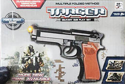 Дитячий пістолет Targer 2013A вібрація звук світло іграшка дитяча іграшкова зброя хлопчикам