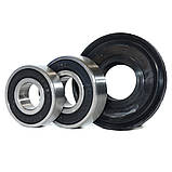 Ремонтний комплект підшипників для пральних машин Indesit і Ariston (+ порція мастила для сальників) CX 6203, фото 2