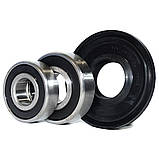 Ремонтний комплект підшипників для пральних машин Indesit і Ariston (+ порція мастила для сальників) ZKL 6203, фото 2