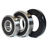 Ремонтний комплект підшипників для пральних машин Whirlpool (+ порція мастила для сальників) NT 6304 2RS і, фото 2