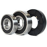 Ремонтний комплект підшипників для пральних машин BEKO (+ порція мастила для сальників) ZKL 6203 2RS і 6204, фото 2