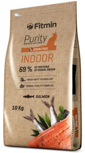 Fitmin cat Purity Indoor (Фитмин) Корм для кошек (рыба), 400 г