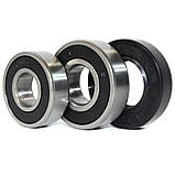 Ремонтний комплект підшипників для пральних машин Indesit і Ariston (+ порція мастила для сальників) FLT 6202, фото 2