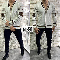Стильный мужской свитер №91 Ткань Вязка 48, 50, 52 размер 48 50