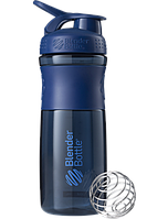 Спортивная бутылка-шейкер BlenderBottle SportMixer 820ml Navy (ORIGINAL)