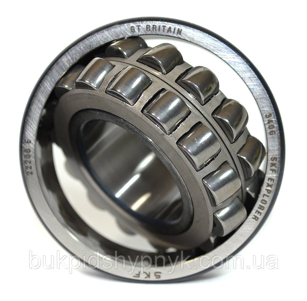 Підшипник роликовий SKF 22206 E (30x62x20), фото 1