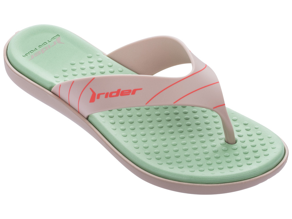 У єтнамки жіночі 83089-20484 RIDER AQUA II THONG FEM колір: бежевий/м ятний