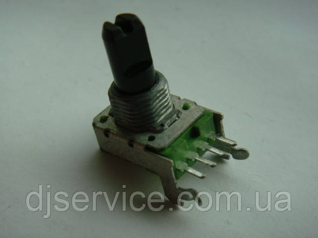 Потенціометр ALPHA b100k (104b) 15mm noMID для пультів, фото 1