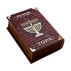 Книга Тора (М4) у шкіряному переплетенні, фото 3