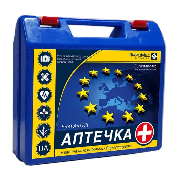 Аптечка медична автомобільна,ЄВРО