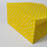 Подарунковий пакет кольоровий паперовий 260*150*350 мм Крафт-пакет з плоским дном з малюнком дитячий святковий, фото 6