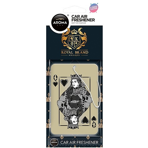Ароматизатор Aroma Car Cellulose ROYAL BRAND — Queen (24 шт.)