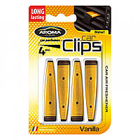 Ароматизатор Aroma Car Clips 4x5g - VANILLA (30шт.)