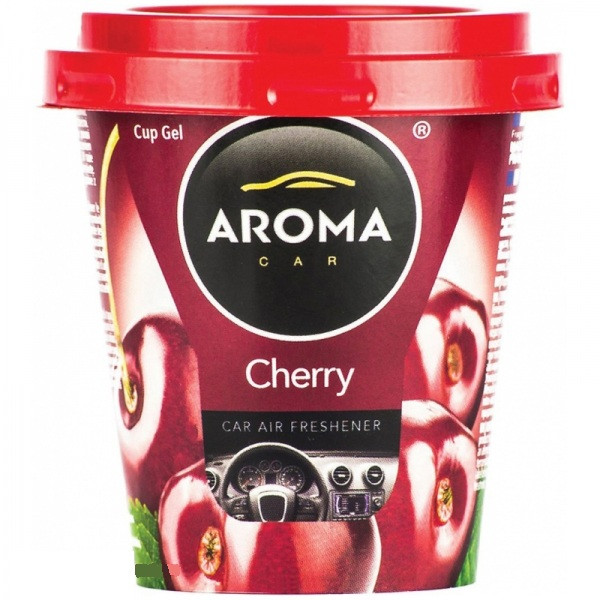 Ароматизатор Aroma Car CUP Gel 130g. - CHERRY (30шт.), фото 1