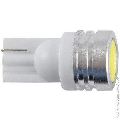 Solar LED 12V T10 W2.1x9.5d 1SMD 1W white 10шт. пол.пак., фото 1