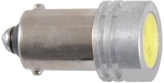 Solar LED 12V T8.5 BA9s 1SMD 1W white 10шт. пол.пак., фото 1