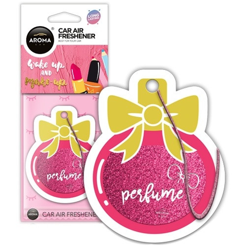 Ароматизатор Aroma Car Cellulose Pink — Perfume Bottle (24 шт.)