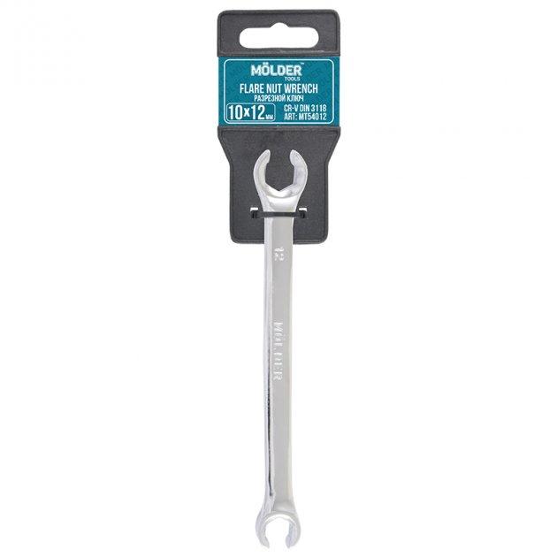 Ключ розрізний MOLDER, CR-V, 10х12 мм (10/240), фото 1