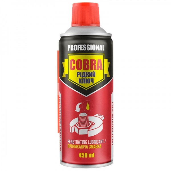 Рідкий ключ, ANTI-RUST LUBRICANT COBRA,450ml. (24шт.)