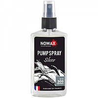 Автомобільний ароматизатор повітря Nowax PUMP SPRAY - Silver 75ml