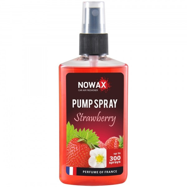 Автомобільний ароматизатор повітря Nowax PUMP SPRAY - Strawberry 75ml