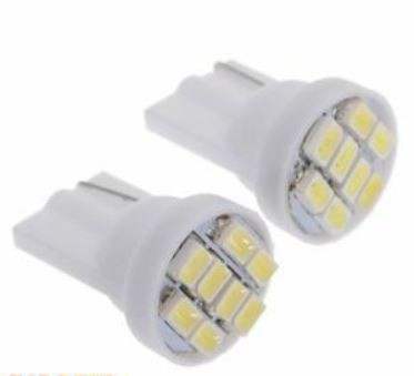 Solar LED 12V SV8.5 T11x39 3smd 5050 white 2 шт. (60 шт.), фото 1
