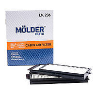 Фільтр салону Molder LK236 (WP9282, LA346S, CU220012, LA346S)
