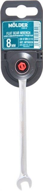 Ключ комбінований MOLDER з трещіткою CR-V,  8 мм (5/200), фото 1