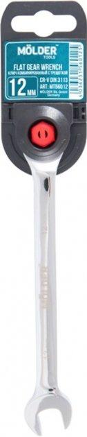 Ключ комбінований MOLDER з трещіткою CR-V, 12мм (5/200), фото 1