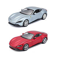 Автомодель - Ferrari Roma (ассорти серый металлик, красный металлик, 1:24) 18-26029