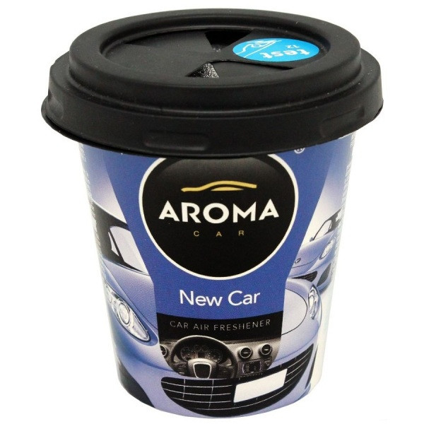 Ароматизатор Aroma Car CUP Gel 130g. - NEW CAR (30шт.)