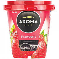 Ароматизатор Aroma Car CUP Gel 130g. - STRAWBERRRY (30 шт.)