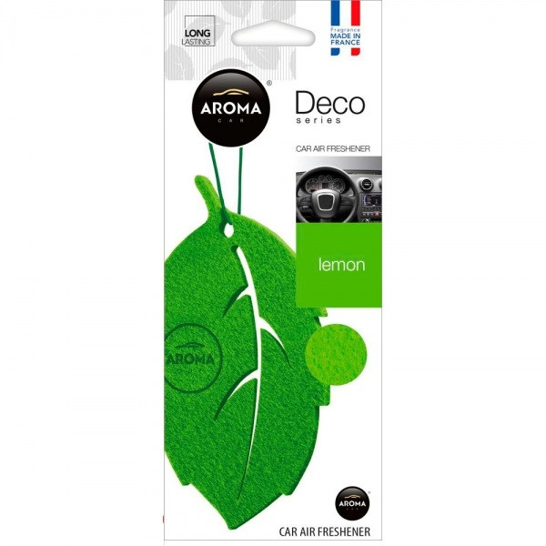 Ароматизатор Aroma Car Deco Leaf - LEMON (20шт.), фото 1