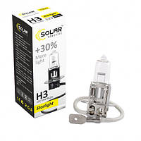 Solar H3 12V 55W PK22s Starlight+30% (10/1000 шт.)