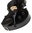Електро-акустична скрипка STENTOR 1515/ABK HARLEQUIN ELECTRIC VIOLIN OUTFIT 4/4 (BLACK), фото 4