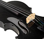 Електро-акустична скрипка STENTOR 1515/ABK HARLEQUIN ELECTRIC VIOLIN OUTFIT 4/4 (BLACK), фото 6
