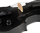 Електро-акустична скрипка STENTOR 1515/ABK HARLEQUIN ELECTRIC VIOLIN OUTFIT 4/4 (BLACK), фото 5